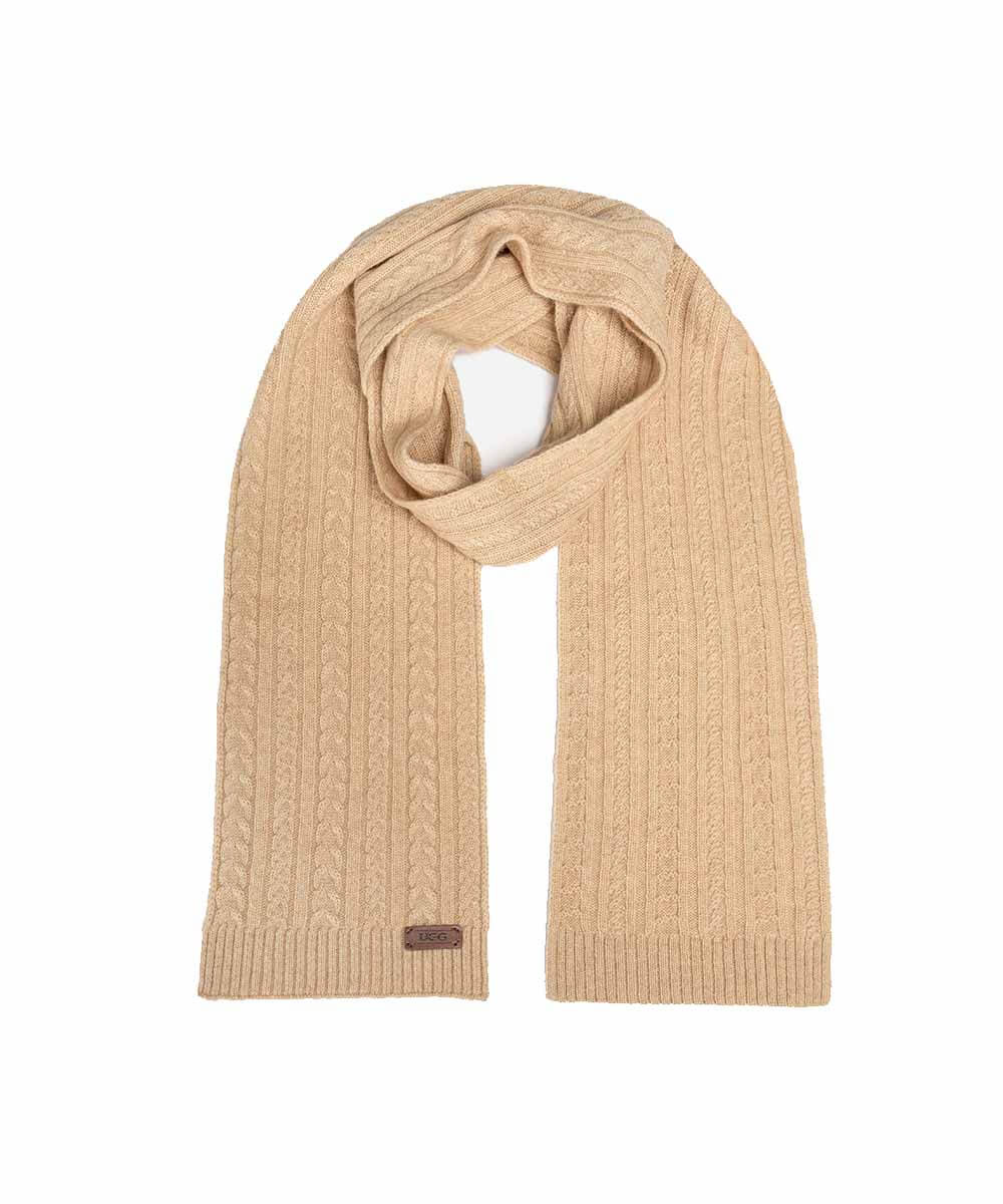 Cashmere UGG Cable Scarf