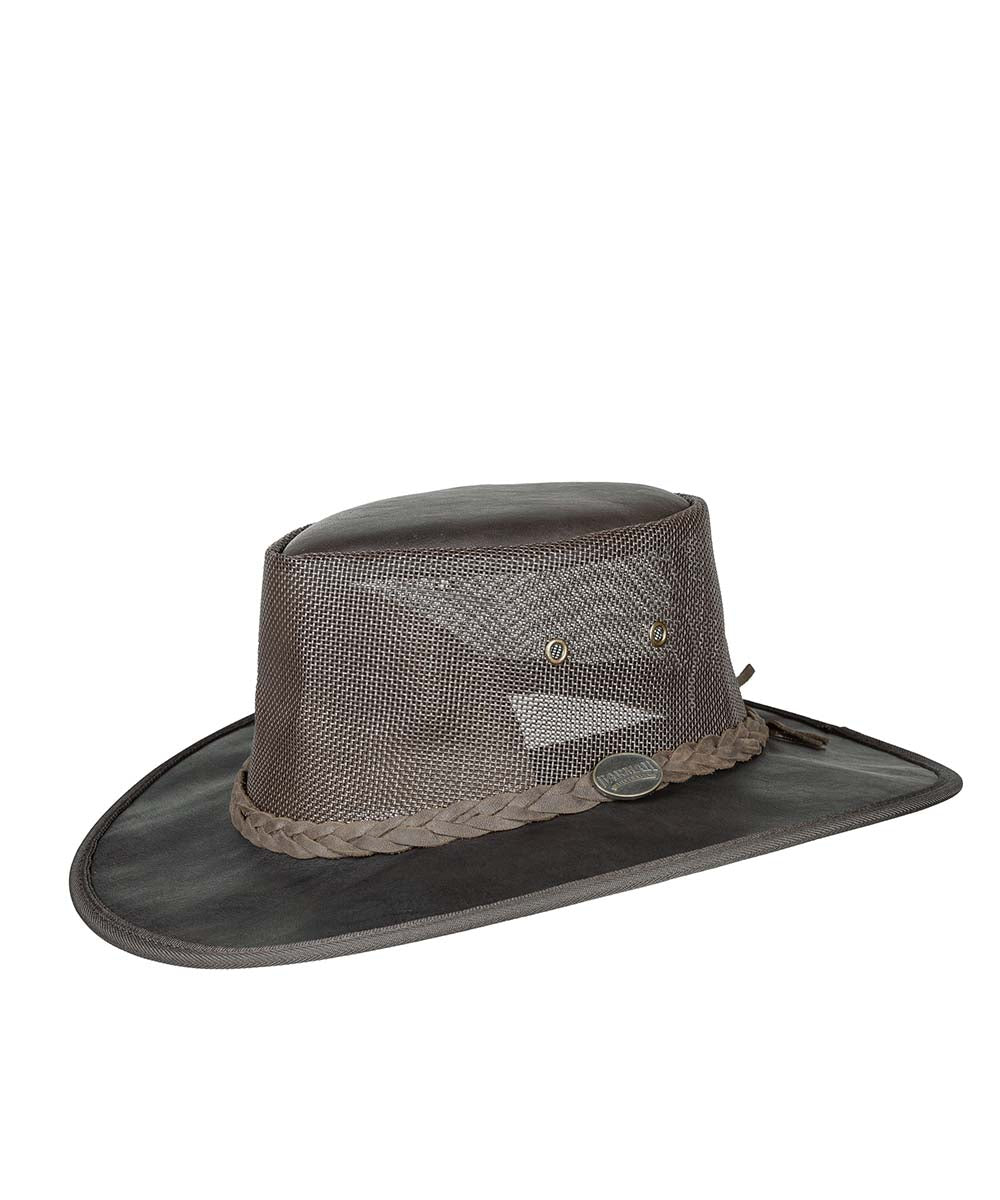 Barmah Squashy Roo Leather Cooler Hat