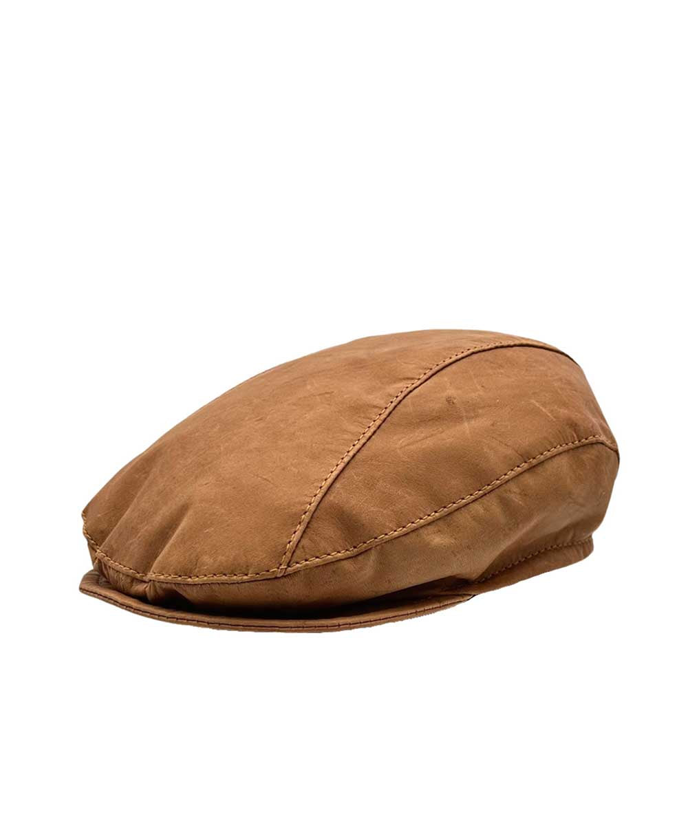 Jacaru Drivers Roo Leather Cap